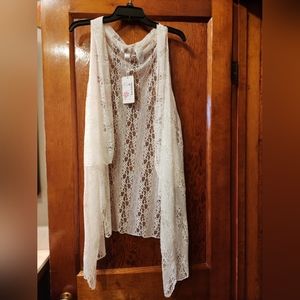 Long Lace Vest